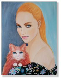 Alice con il gatto